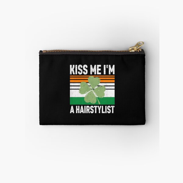 Item preview, Kiss Me I'm A Hairstylist Shamrock St. Patrick's Day designed and sold by shalazndansby.