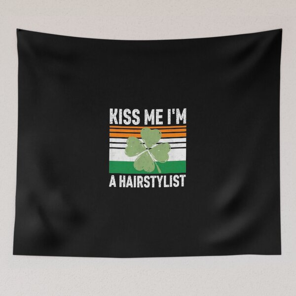 Item preview, Kiss Me I'm A Hairstylist Shamrock St. Patrick's Day designed and sold by shalazndansby.