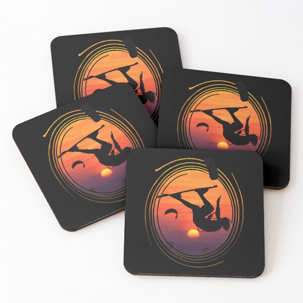 Item preview, Kiteboarding Sunset Silhouette Action designed and sold by butaudnuusie.
