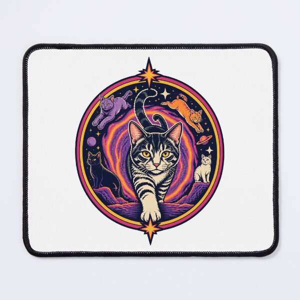 Item preview, Cosmic Cat Dimension: Surreal Feline Universe Artistry | ⭐⭐⭐⭐⭐ Best Seller designed and sold by gamefun999.