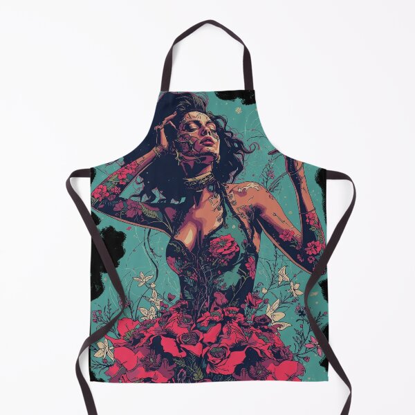 Item preview, Woman with Roses: Dark Manga Pop Art designed and sold by Mythical Entanglement.