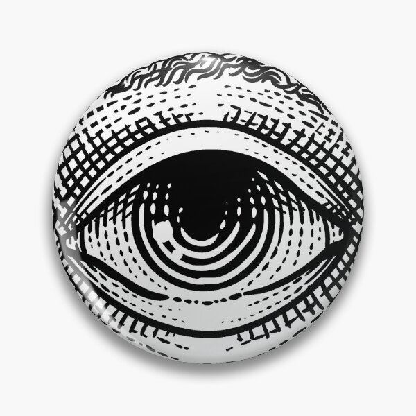 Item preview, Black Vintage Eye of Providence Design designed and sold by pattern-archive.