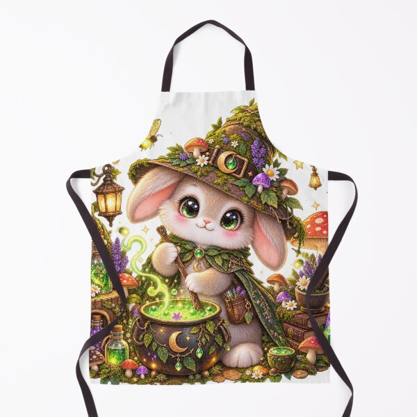 Item preview, Witch Bunny Forest Potion Cauldron designed and sold by jgvisualarts.