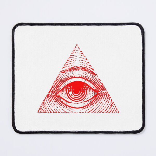Item preview, Red Vintage Eye of Providence Design designed and sold by pattern-archive.