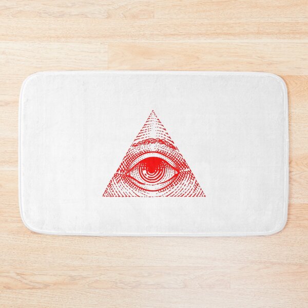 Item preview, Red Vintage Eye of Providence Design designed and sold by pattern-archive.
