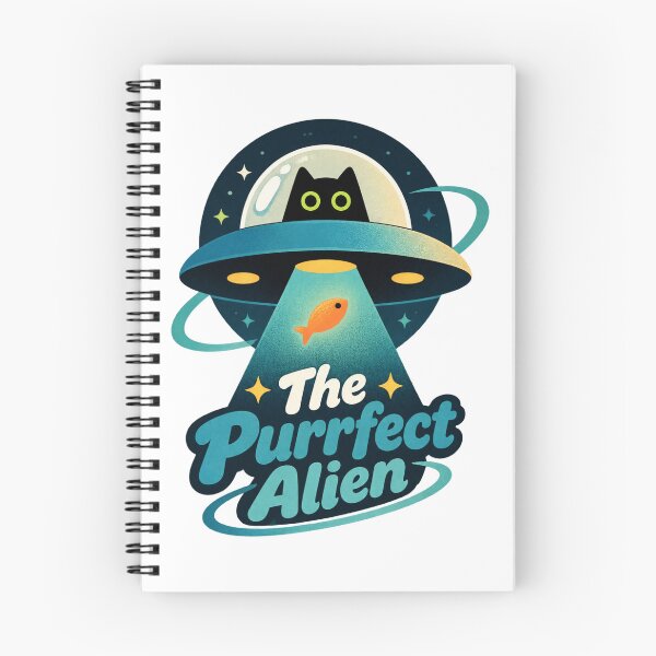 Item preview, Cosmic Cat Visitor: Adorable Space Feline Art | Best Buy designed and sold by gamefun999.
