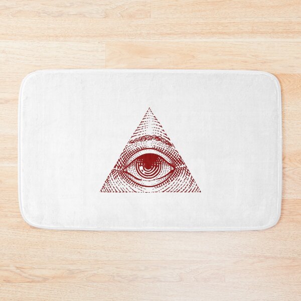 Item preview, Dark Red Vintage Eye of Providence Design designed and sold by pattern-archive.