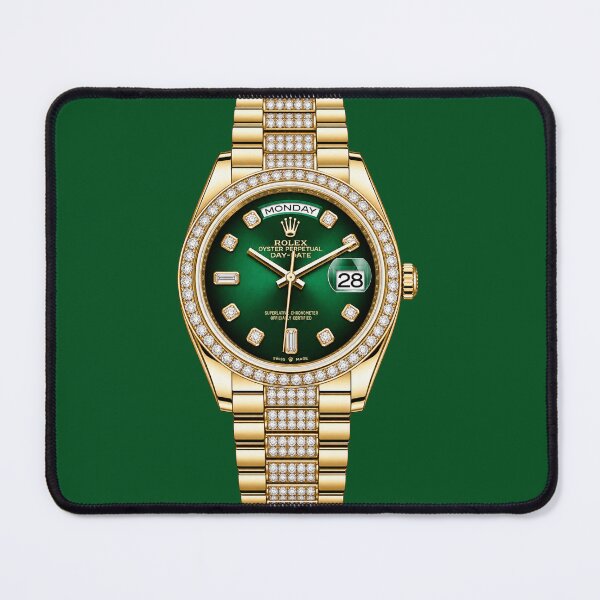 Item preview, Rolex Day-Date Yellow Gold Diamond Green Ombré Dial designed and sold by LockedUp.
