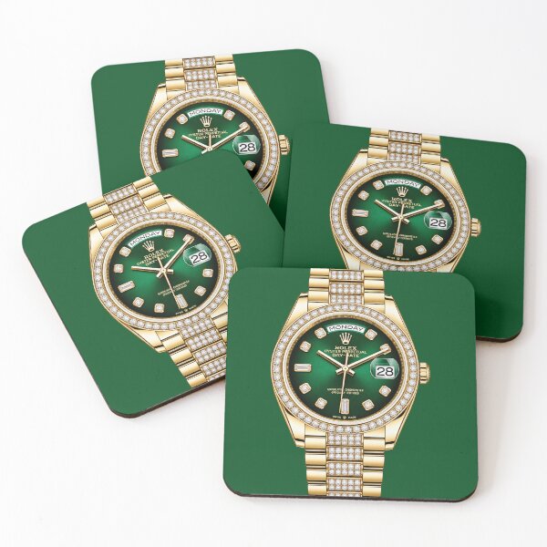 Item preview, Rolex Day-Date Yellow Gold Diamond Green Ombré Dial designed and sold by LockedUp.