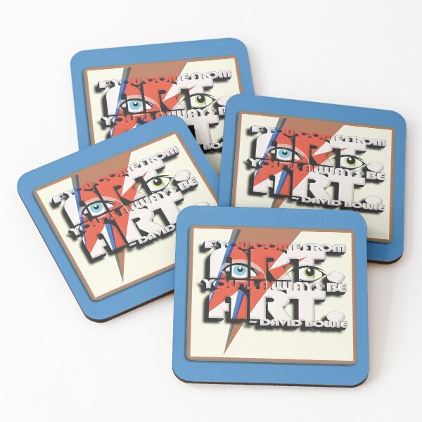 Item preview, Bowie Quote (If You Come From Art...) designed and sold by Cathedral of Curiosity.