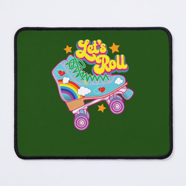 Item preview, Retro Lets Roll Rollerskating Cute Roller Skater 70S 80S 121 designed and sold by JeweliciousUS.