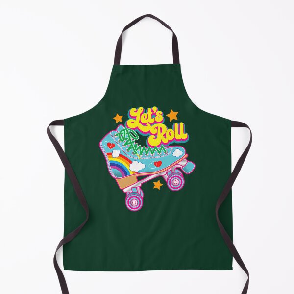 Item preview, Retro Lets Roll Rollerskating Cute Roller Skater 70S 80S 121 designed and sold by JeweliciousUS.