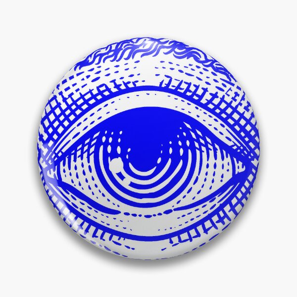 Item preview, Blue Vintage Eye of Providence Design designed and sold by pattern-archive.