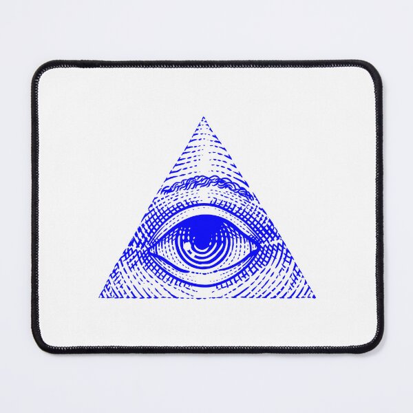 Item preview, Blue Vintage Eye of Providence Design designed and sold by pattern-archive.