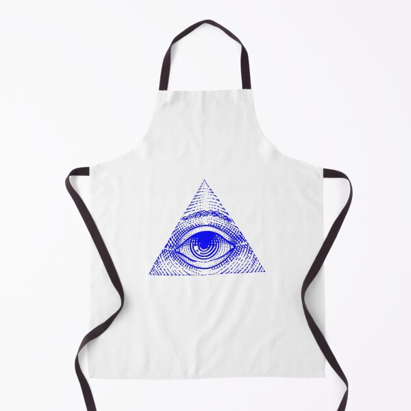 Item preview, Blue Vintage Eye of Providence Design designed and sold by pattern-archive.