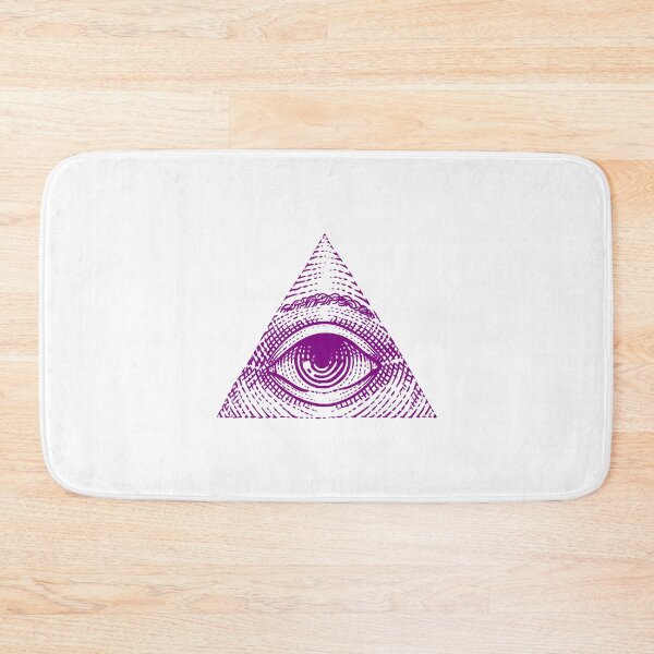 Item preview, Purple Vintage Eye of Providence Design designed and sold by pattern-archive.