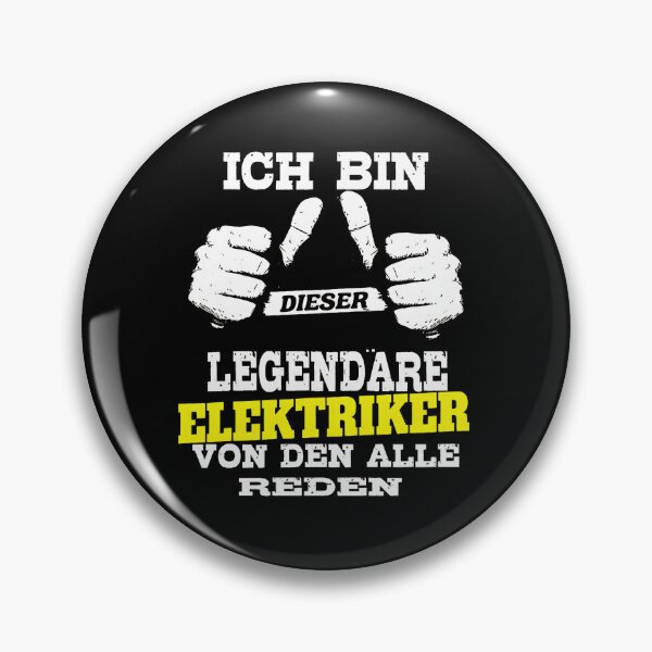 Item preview, Legendary Electrician German Saying Thumbs Up designed and sold by butaudnuusie.