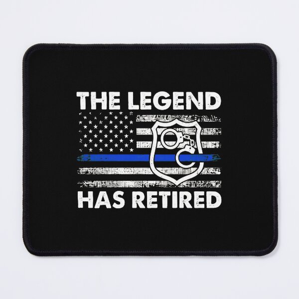 Item preview, Legend Retired Police Officer American Flag Badge Design designed and sold by shalazndansby.