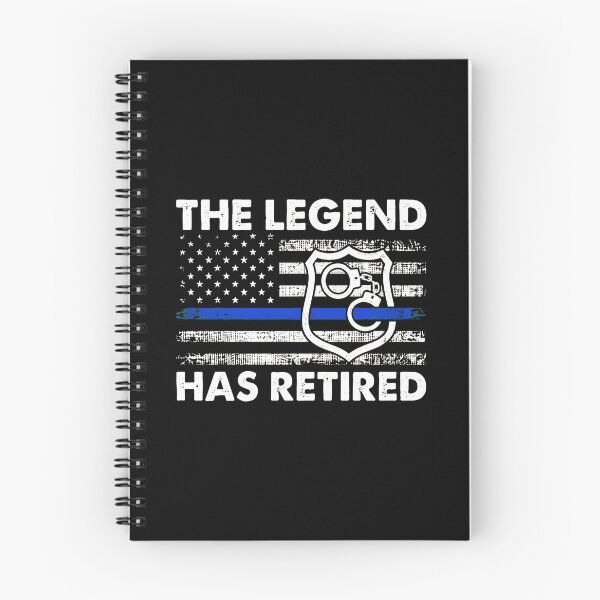 Item preview, Legend Retired Police Officer American Flag Badge Design designed and sold by shalazndansby.