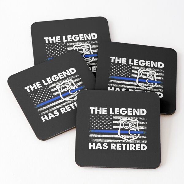 Item preview, Legend Retired Police Officer American Flag Badge Design designed and sold by shalazndansby.