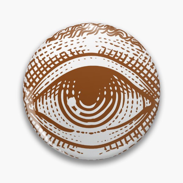 Item preview, Brown Vintage Eye of Providence Design designed and sold by pattern-archive.