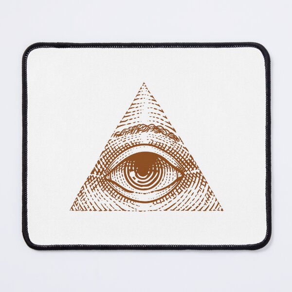 Item preview, Brown Vintage Eye of Providence Design designed and sold by pattern-archive.