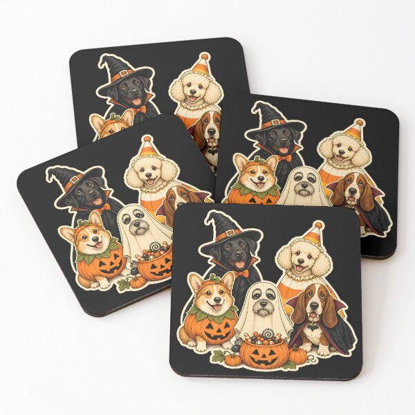 Item preview, Cute Halloween Dogs in Costumes - Spooky Trick or Treat Pets designed and sold by Graphic Vibe Designs.
