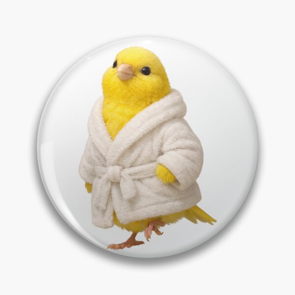 Item preview, Cosy Yellow Canary Bathrobe designed and sold by Sillytoe.