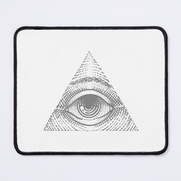 Item preview, Gray Vintage Eye of Providence Design designed and sold by pattern-archive.