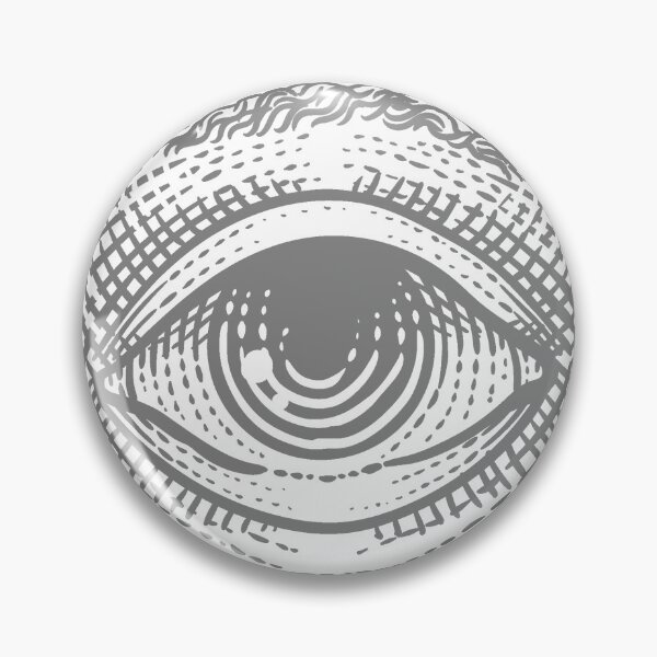 Item preview, Gray Vintage Eye of Providence Design designed and sold by pattern-archive.