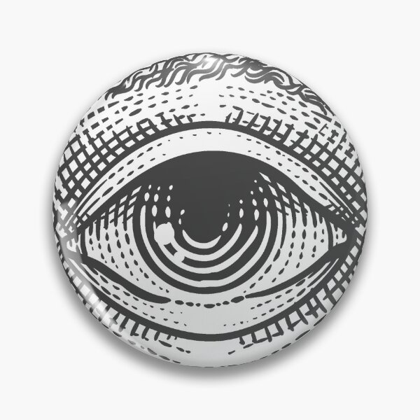 Item preview, Dark Gray Vintage Eye of Providence Design designed and sold by pattern-archive.