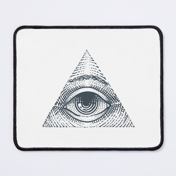 Item preview, Charcoal Vintage Eye of Providence Design designed and sold by pattern-archive.