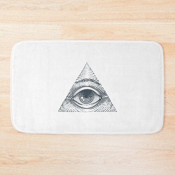 Item preview, Charcoal Vintage Eye of Providence Design designed and sold by pattern-archive.