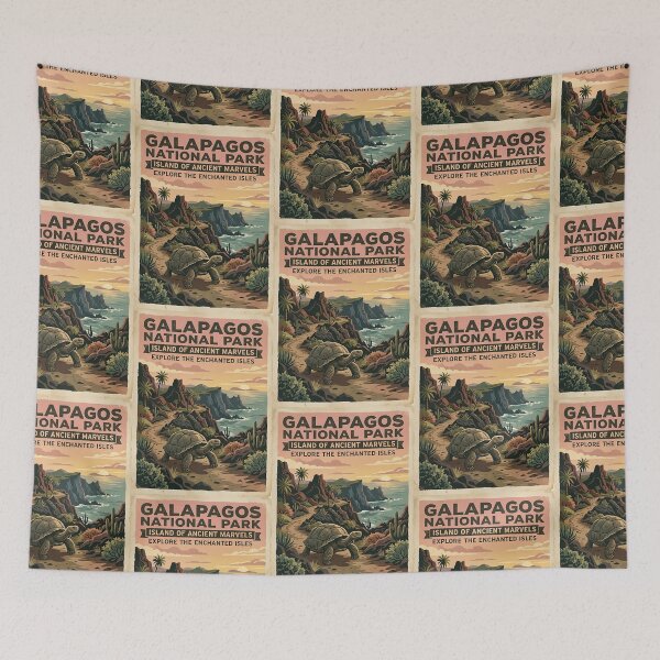 Item preview, Giant Tortoise Island Trail designed and sold by PictoVibe.