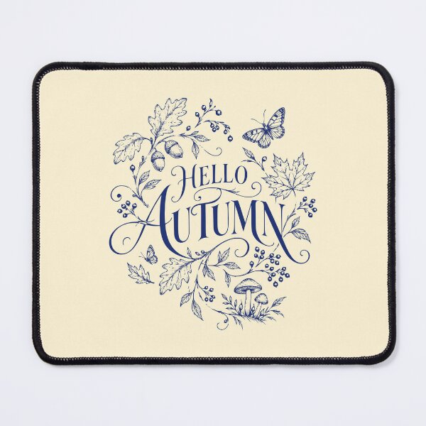 Item preview, Hello Autumn Botanical Word Art designed and sold by 89shirts.