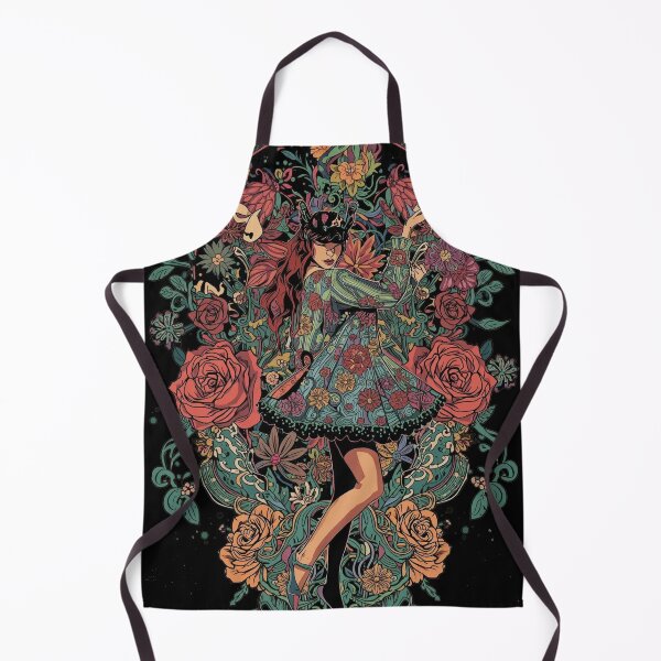 Item preview, Floral Enchantress: Art Nouveau Botanical Witch designed and sold by  Mythical Entanglement.