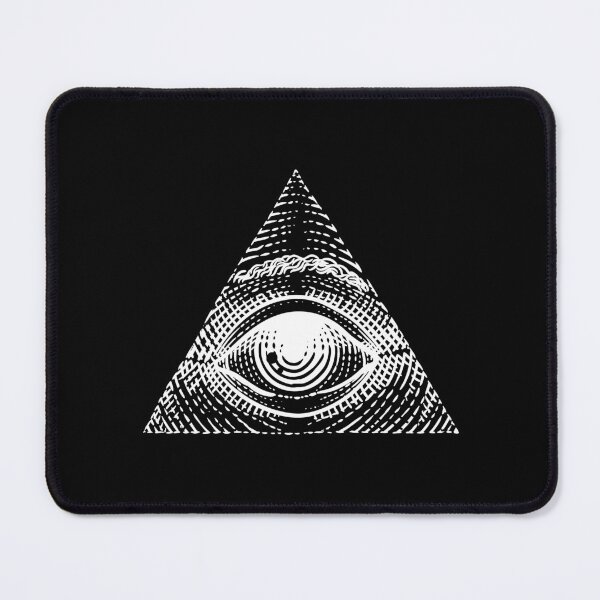 Item preview, White Vintage Eye of Providence Design designed and sold by pattern-archive.