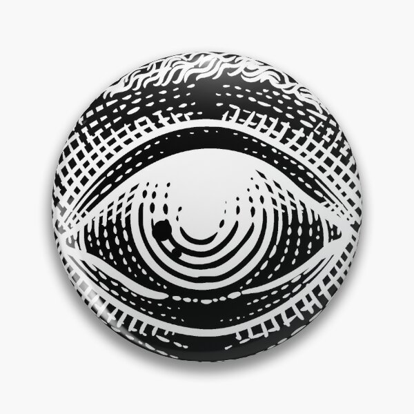Item preview, White Vintage Eye of Providence Design designed and sold by pattern-archive.