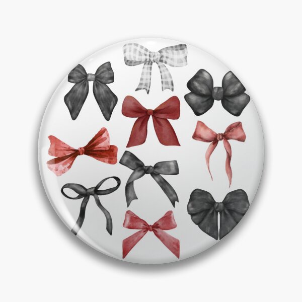 Item preview, Red and Black Bows designed and sold by OhSoSticky.