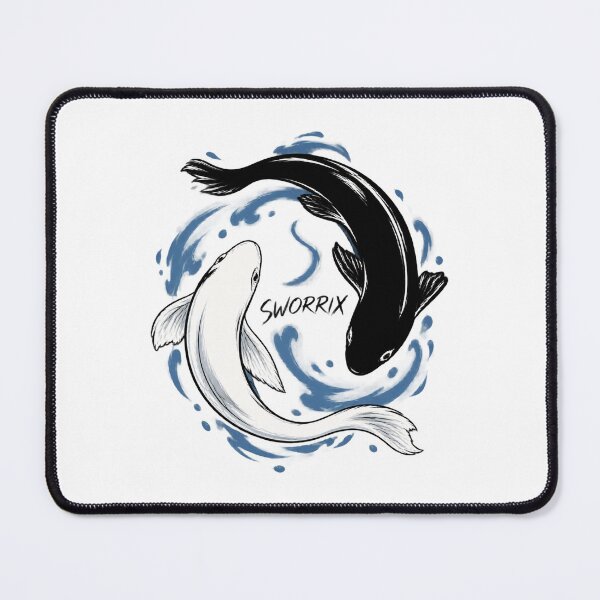 Item preview, Iconic Anime Duo Koi Fish Art: Friendship & Rivalry Illustration | Unique Manga Design | ⭐⭐⭐⭐⭐ Best Seller designed and sold by tracktech.
