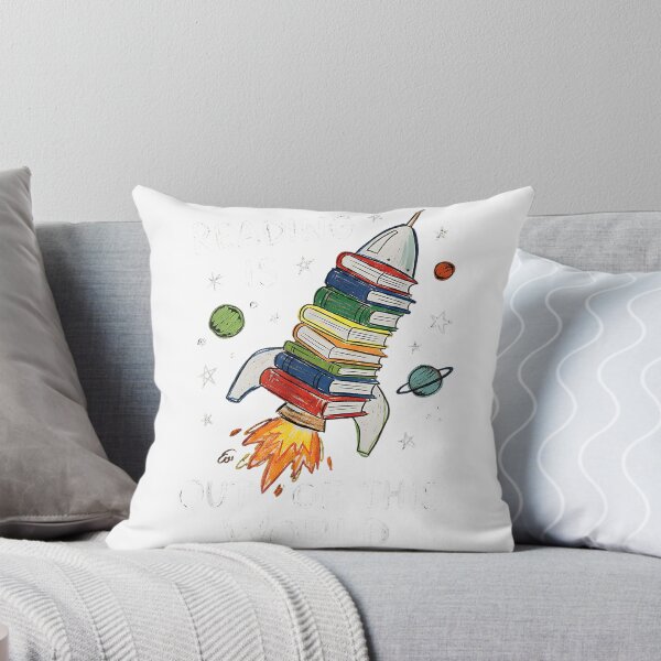 Item preview, Reading is Out of This World Book Rocket Space Teacher T-Shirt designed and sold by bunnymoon stickers.