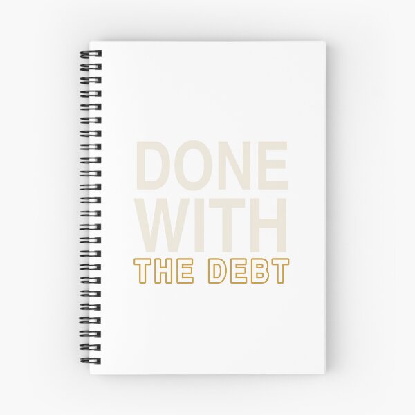 Item preview, Done With The Debt - Funny Graduation designed and sold by KLIFT.