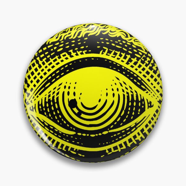 Item preview, Yellow Vintage Eye of Providence Design designed and sold by pattern-archive.
