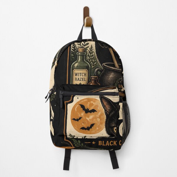 Item preview, Potion Kitchen Black Cat Halloween Retro Screen Print designed and sold by KristenosNehk.