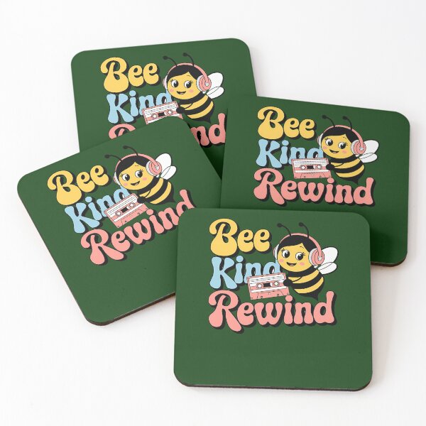 Artikelvorschau, Bee Kind Rewind Retro Bee T-Shirt 697 entworfen und verkauft von Pinkydesigned.
