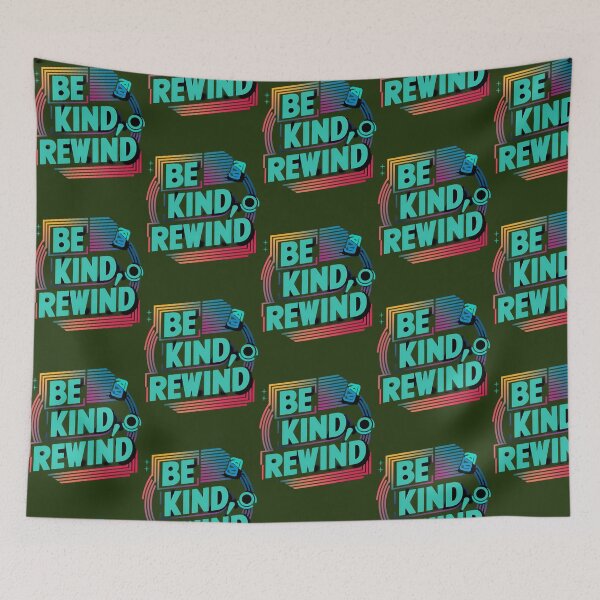 Aperçu de l'œuvre Soyez gentils Rembobinez 591 créée et vendue par Pinkydesigned.