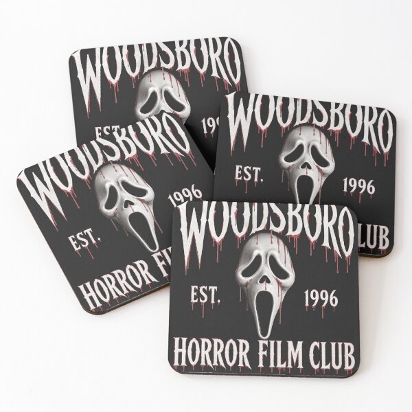 Item preview, Ghostface Tshirts Woodsboro Horror Film Club Halloween Vintage Scream Movie designed and sold by Hydlaaksmndriss.