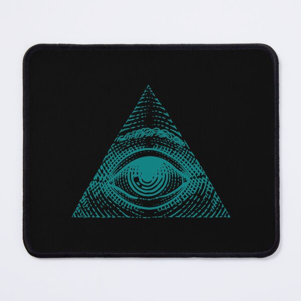 Item preview, Teal Vintage Eye of Providence Design designed and sold by pattern-archive.