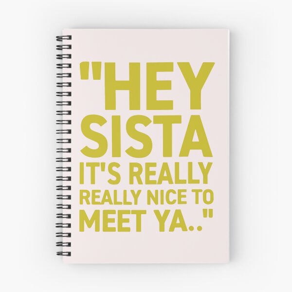 Item preview, Hola, hermana, es realmente muy agradable conocerte. Letra divertida. designed and sold by ChuyenSuperx.