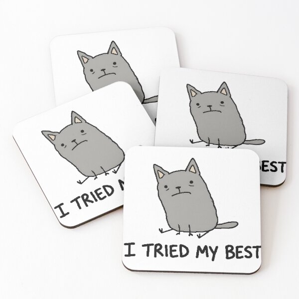Item preview, Grumpy Cat I Tried My Best Funny designed and sold by PreeCha Art & Co..